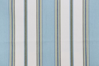 Thibaut Bohemian Stripe W713024 Woven Decorator Fabric in Coastal