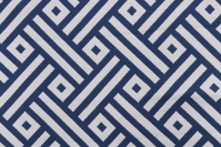 Thibaut Parterre W80327 Woven Solution Dyed Acrylic Outdoor Fabric in Marine Blue