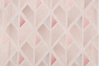 Valiant Fabrics Reza Embroidered Drapery Fabric in Powder