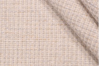 Golding District Woven Chenille Upholstery Fabric in Alabaster