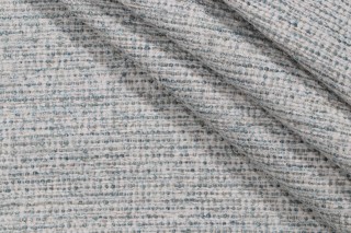 Drift Boucle Woven Chenille Upholstery Fabric in Mist