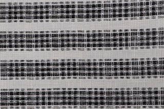 Cuddle Stripe Woven Chenille Upholstery Fabric in Midnight