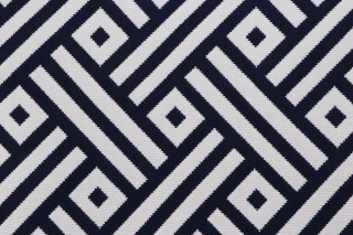 Thibaut Parterre W80327 Woven Solution Dyed Acrylic Outdoor Fabric in Marine Blue