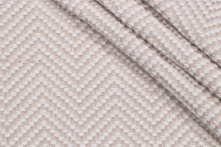 Thibaut Archer Chevron W80750 Woven Solution Dyed Acrylic Outdoor Fabric in Flax