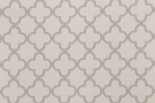 Thibaut Charm W74344 Woven Upholstery Fabric in Stone on Cream