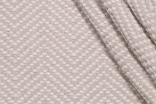 Anna French Archer Chevron W80750 Woven Solution Dyed Acrylic Chenille Outdoor Fabric in Flax