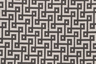Thibaut Circuit W74332 Woven Upholstery Fabric in Charcoal
