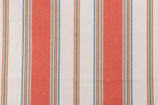 Thibaut Bohemian Stripe W713020 Woven Decorator Fabric in Mandarin