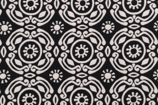 Thibaut Soleil W77984 Matelasse Upholstery Fabric in Black