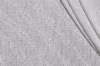 Thibaut Zephyr W80369 Semi-Sheer Drapery Weight Solution Dyed Acrylic Outdoor Fabric in Heather Grey
