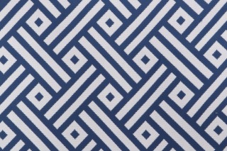 Thibaut Parterre W80327 Woven Solution Dyed Acrylic Outdoor Fabric in Marine Blue