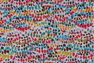Covington Vortex Printed Cotton Twill Drapery Fabric in 11-Multi