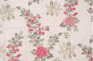 Stof Fabrics Jasmin Printed Drapery Fabric in Rose