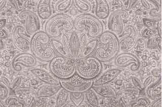 Stof France Pendjab Printed Drapery Fabric in Gris