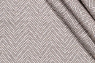 Thibaut Haven Herringbone W80006 Woven Solution Dyed Acrylic Outdoor Fabric in Stone
