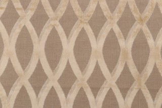 Anna French Helix W7273 Grospoint Velvet Upholstery Fabric in Cream for Thibaut