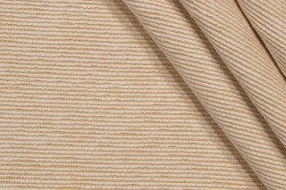 Grey Watkins Chez Neal Shadow Woven Chenille Upholstery Fabric in Creme for Scalamandre