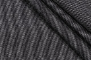 Thibaut Oxford Cloth W80353 Woven Solution Dyed Acrylic Outdoor Fabric in Charcoal
