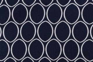 Thibaut Ellipse W80320 Woven Solution Dyed Acrylic Outdoor Fabric in Navy