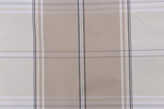Thibaut New England Plaid W724313 Woven Decorator Fabric in Beige