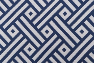 Thibaut Parterre W80327 Woven Solution Dyed Acrylic Outdoor Fabric in Marine Blue
