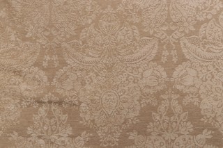 Thibaut Cape Damask W79068 Woven Chenille Upholstery Fabric in Taupe