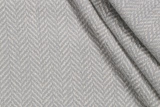 Anna French Montebello W724131 Woven Chenille Upholstery Fabric in Pewter for Thibaut
