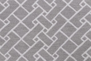 Thibaut Parquet W80551 Woven Solution Dyed Acrylic Outdoor Fabric in Grey