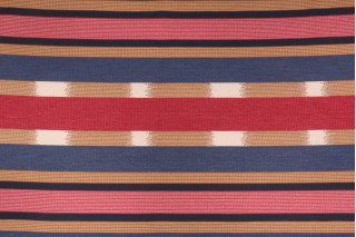 Robert Allen Kanta Stripe RR Upholstery Fabric in Berry
