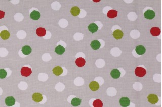 Premier Prints Free Dots Printed 7oz Cotton Drapery Fabric in Lipstick
