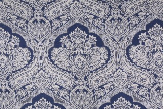 Covington Jacaranda Woven Polypropylene Outdoor Fabric in 557 Dark Denim