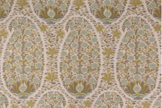 Covington Antoinette Printed Cotton Drapery Fabric in 220 Seagrass