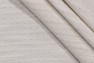 Drift Spot Woven Polyester Outdoor Fabric in Silver