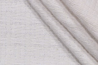 Knitty Gritty Woven Upholstery Fabric in Ivory