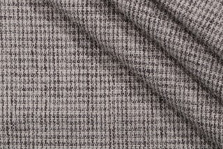 Gingham Woven Upholstery Fabric in Smoke