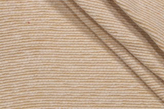 Grey Watkins Chez Neal Shadow Woven Chenille Upholstery Fabric in Creme for Scalamandre