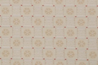 Scalamandre Perla Woven Decorator Fabric in Cream