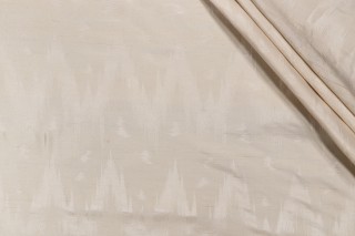 Scalamandre Scardola Woven Silk Decorator Fabric in Beige