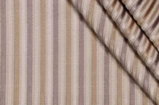 Scalamandre Velvet Stripe Upholstery Fabric in Lilac