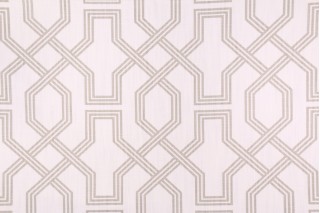 Scott Living Ander - Luxe Linen Printed Cotton Linen Drapery Fabric in Pewter