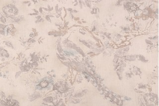 Kaufmann Woodward Printed Drapery Fabric in Flint