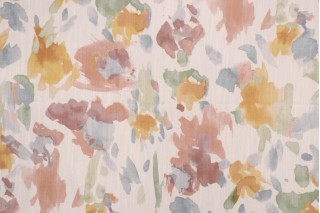 Richloom Roxanne Printed Polyester Drapery Fabric in Oasis