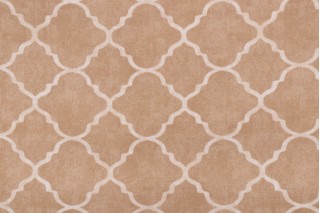Richloom Pisa Printed Polyester Outdoor Fabric in Biscotti