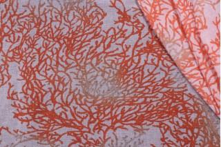 Stof France Mystery Printed Sheer Drapery Fabric in Mystery