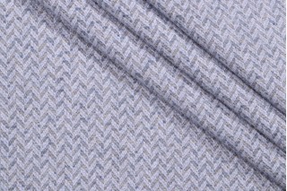 Golding Decatur Woven Chenille Upholstery Fabric in Chambray