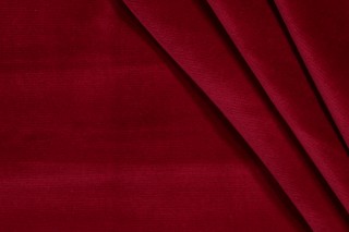 Scalamandre Solid Velvet Upholstery Fabric in Magenta