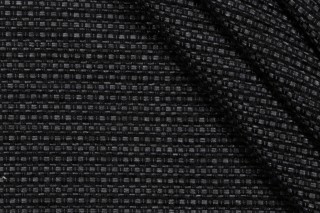 Scalamandre Pannier Woven Chenille Upholstery Fabric in Charcoal 