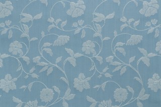 Grey Watkins Damasco Amboise Decorator Fabric in Celeste for Scalamandre
