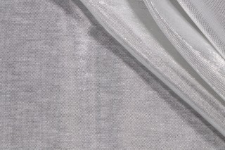 Thibaut Shimmer AW9106 Woven Drapery Fabric in Metallic Silver