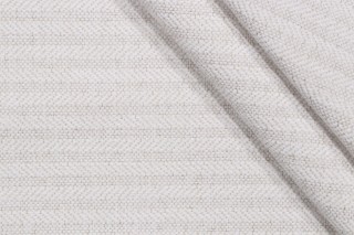 Stripe Woven Upholstery Fabric in Snow 